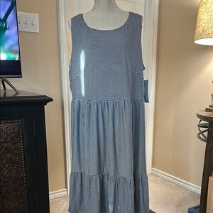 Striped Sleeveless Dress